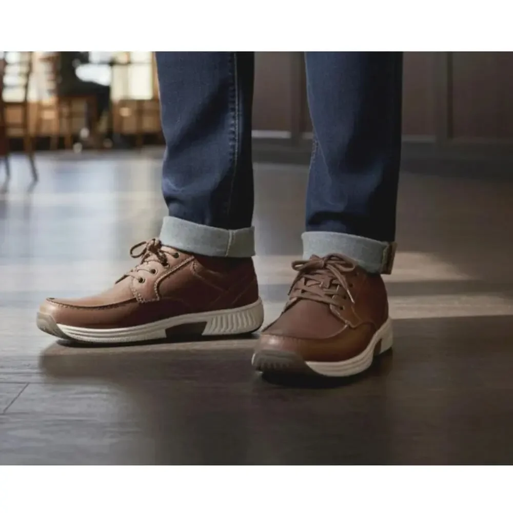 Orthofeet Leo Water Repellent Casual Shoe Brown Size 10.5 Wide